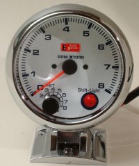 Otáčkoměry 85mmstříbrný do 8.000 ot